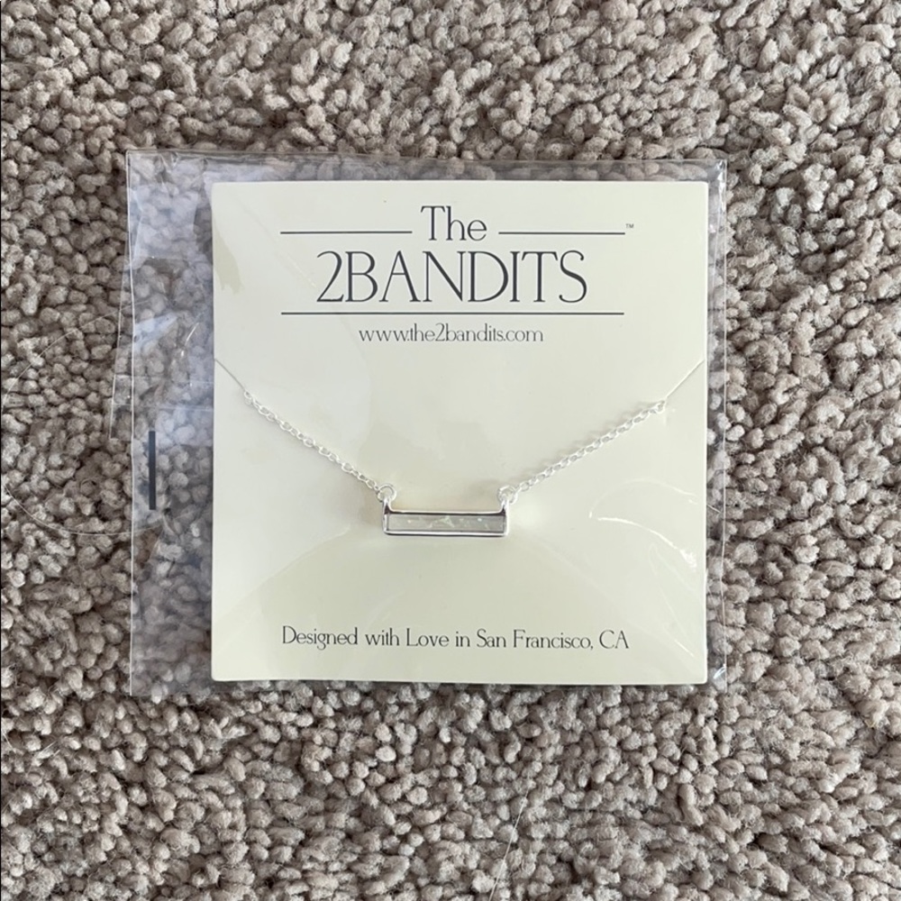 Brand NWT- 2Bandits silver necklace